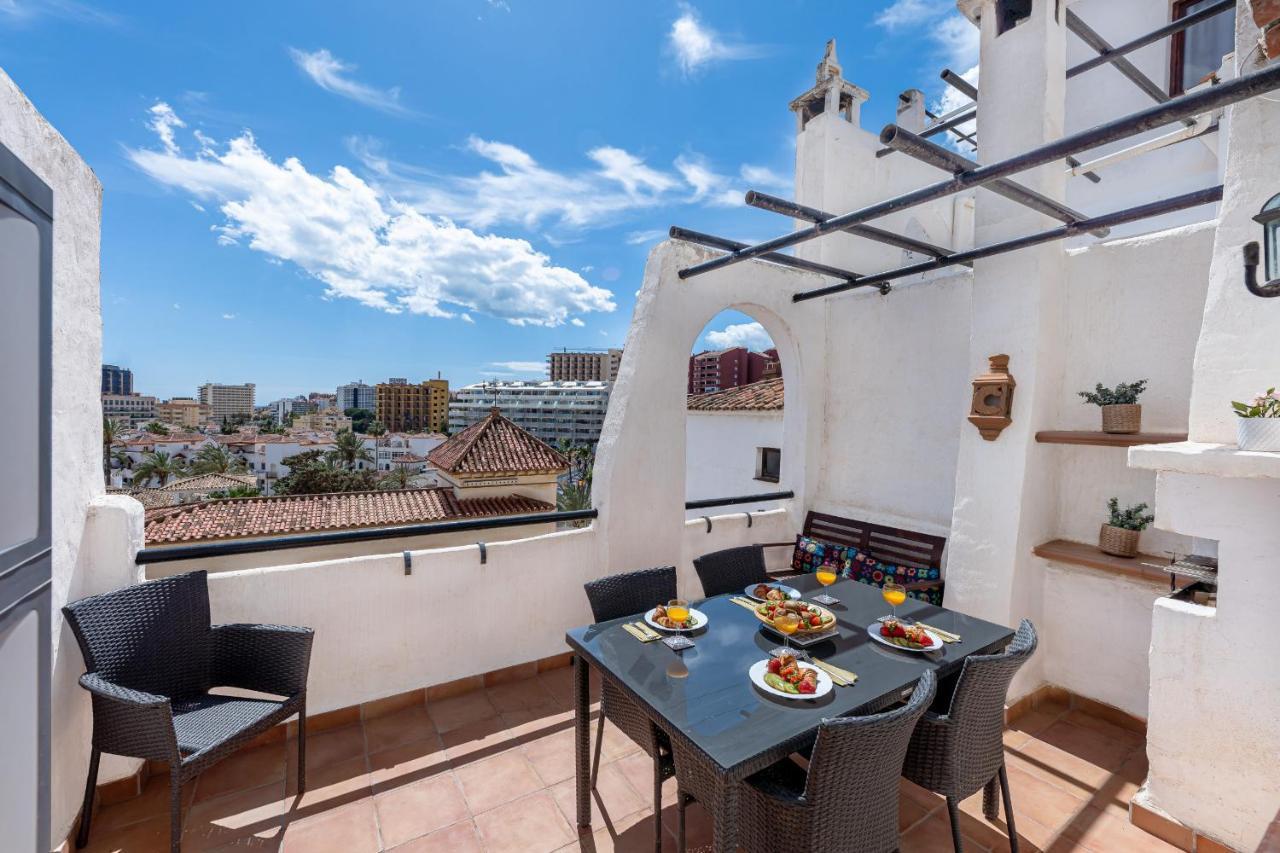 797 Hr - Pueblo Evita- Andalusian Apartment With Terrace. Benalmádena Εξωτερικό φωτογραφία